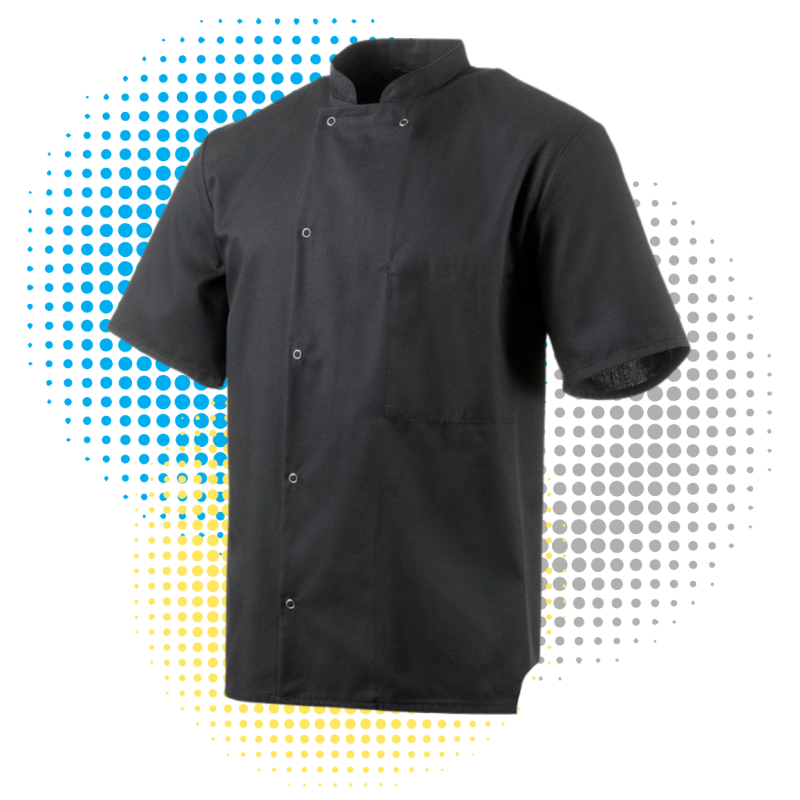 Veste de Cuisine - Manche Courte INOX