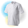 Veste de Cuisine - Manche Courte INOX