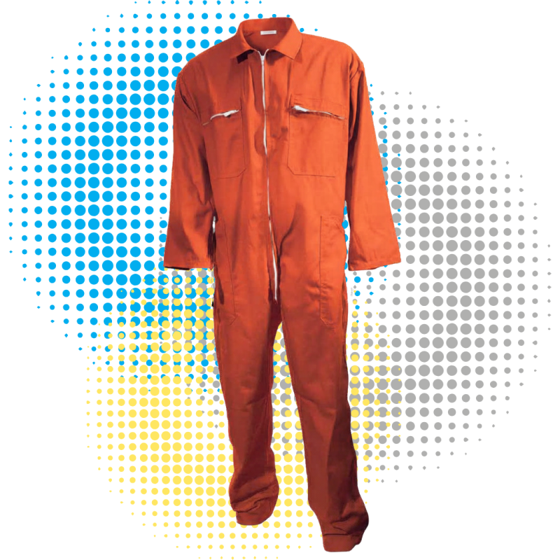 Combinaison - Fermeture plastique simple