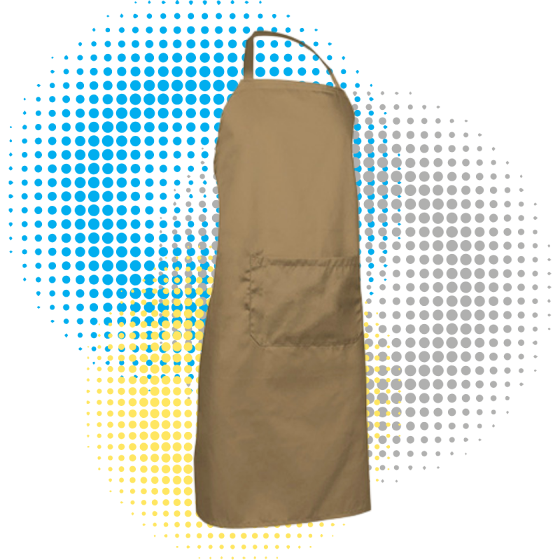 Tablier unis avec Bavette