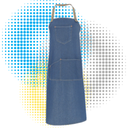 Tablier Bavette en Denim