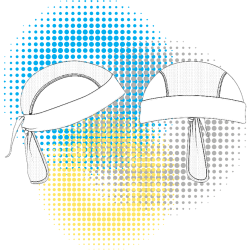 Calot à attache Bandana